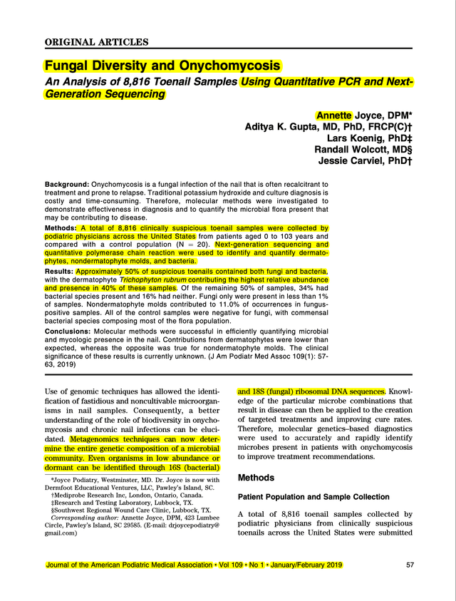 Publications Demonstrating the impact of NGS in Wound carepreview image